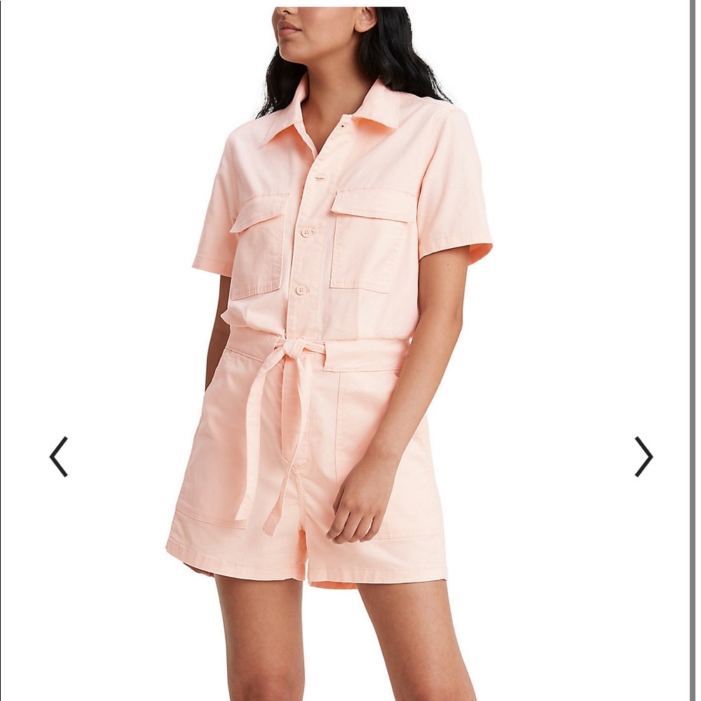 Levi's Soft Surplus Romper light pink Medium